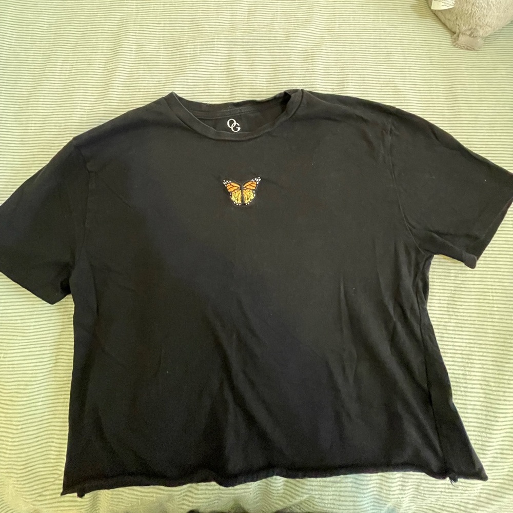 Organic Generation, Black Crop Top